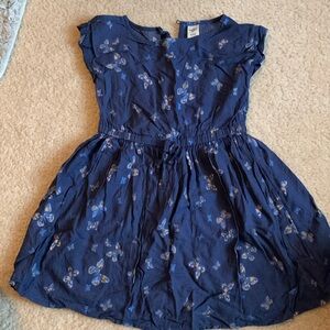 Navy butterfly dress